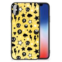 Telefoonhoesje iPhone X | Xs Punk Geel