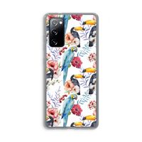 Bloemen tukan: Samsung Galaxy S20 FE / S20 FE 5G Transparant Hoesje