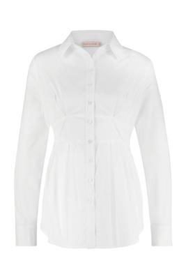 Georgie poplin blouse - white - 06962