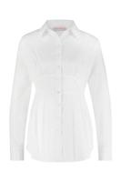Georgie poplin blouse - white - 06962