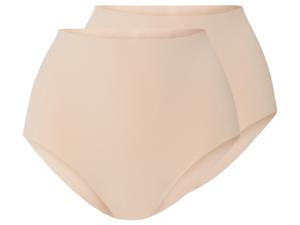 esmara 2 dames slips (L (44/46), Crème)