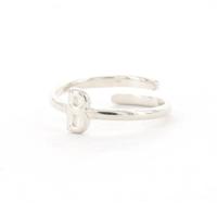 Imotionals Ring Letter B Zilver Imotionals Ring Letter B Zilver