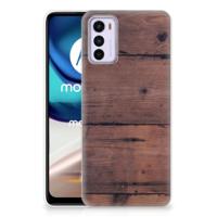 Motorola Moto G42 | Bumper Hoesje | Old Wood