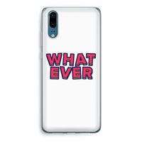 Whatever: Huawei P20 Transparant Hoesje