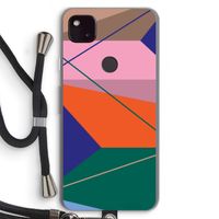 Gestalte 1: Pixel 4a 5G Transparant Hoesje met koord