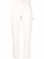 FRAME pantalon droit à poches multiples - Blanc