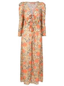 Clube Bossa robe Darina longue à fleurs - Orange