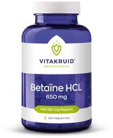 Betaine HCL 650mg & pepsine 160mg
