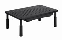 Gembird MS-TABLE-D-01 Verstelbare monitorstandaard met lade (rechthoek)