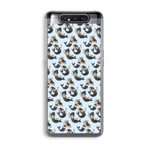 Zeemeermin: Samsung Galaxy A80 Transparant Hoesje