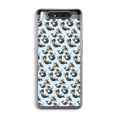 Zeemeermin: Samsung Galaxy A80 Transparant Hoesje