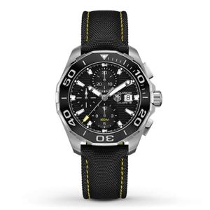 Tag Heuer Aquaracer chronograaf herenhorloge met zwarte wijzerplaat CAY211A.FC6361