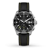 Tag Heuer Aquaracer chronograaf herenhorloge met zwarte wijzerplaat CAY211A.FC6361