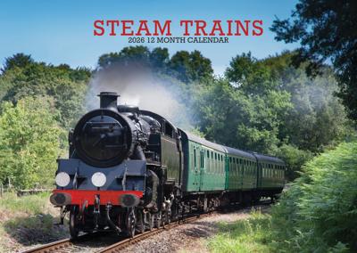 Steam Trains A3 Kalender 2026