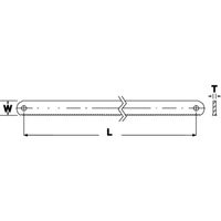 Bahco handmetaalzaagblad. sandflex 24t | 3906-300-24-10P - 3906-300-24-10P - thumbnail