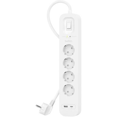 Belkin SRB001vf2M Stekkerdoos Wit CEE-stekker 1 stuk(s)