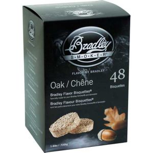 Bradley Oak Wood Briketten rookhout 48 stuks