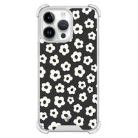 iPhone 14 Pro Max shockproof hoesje - Retro bloempjes