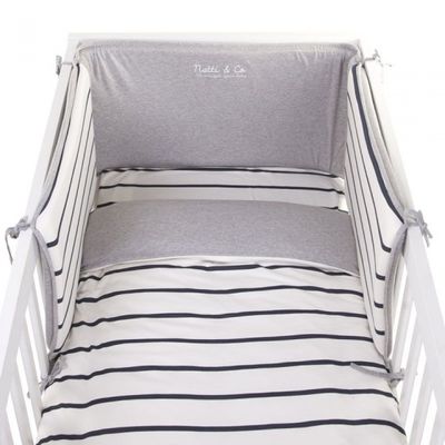 Childhome bedbescherming 170 x 35 cm donker Childhome bedbescherming 170 x 35 cm donker