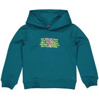 Quapi Meisjes hoodie - Dita - Donker petrol