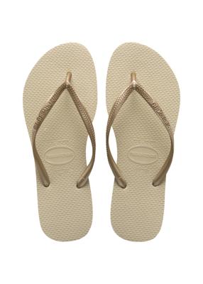 Havaianas Slim sand grey Goud maat 3536