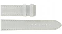 Horlogeband Tissot T41645383A / T41.6.453.83 Leder Wit 19mm