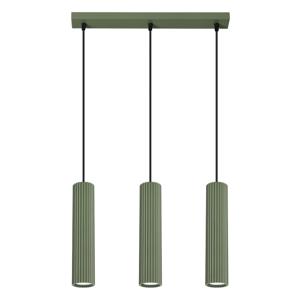 Hanglamp KARBON 3L olijfgroen