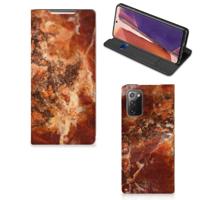 Samsung Galaxy Note20 | Standcase | Marmer Bruin