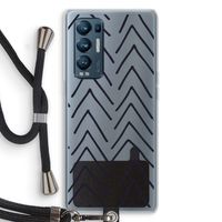 Marrakech Arrows: Oppo Find X3 Neo Transparant Hoesje met koord