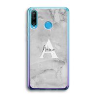 Ivory Marble: Huawei P30 Lite Transparant Hoesje