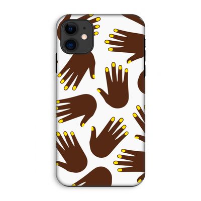 Hands dark: iPhone 11 Tough Case
