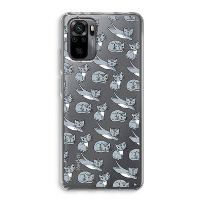 Poezen: Xiaomi Redmi Note 10 Pro Transparant Hoesje