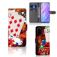 Samsung Galaxy S20 Plus Wallet Case met Pasjes Casino