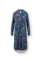 Pip Studio Pip Studio Diogo Long Sleeve Nightdress Coco Flower Blue XL