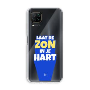Laat de zon in je hart: Huawei P40 Lite Transparant Hoesje