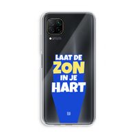 Laat de zon in je hart: Huawei P40 Lite Transparant Hoesje