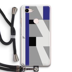 Gestalte 2: Pixel 3 Transparant Hoesje met koord
