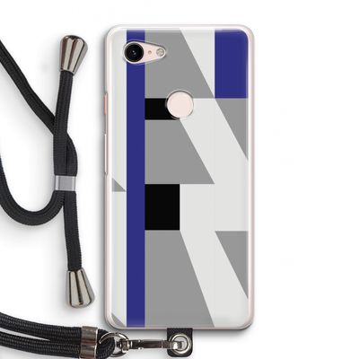 Gestalte 2: Pixel 3 Transparant Hoesje met koord