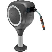 Automatische slanghaspel voor terras - GARDENA - RollUp - M - Wit - Lengte 20 m - Slang 13 mm
