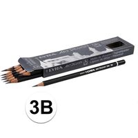 12x professionele potloden hardheid 3B   -