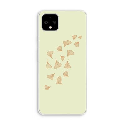 Falling Leaves: Pixel 4 XL Transparant Hoesje