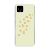 Falling Leaves: Pixel 4 XL Transparant Hoesje