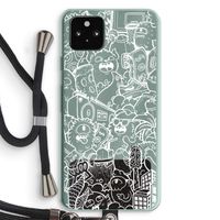 Vexx City #2: Pixel 5a 5G Transparant Hoesje met koord