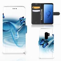 Samsung Galaxy S9 Plus | Telefoonhoesje | Met pasjeshouder | Vlinders