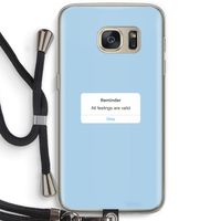 Reminder: Samsung Galaxy S7 Transparant Hoesje met koord
