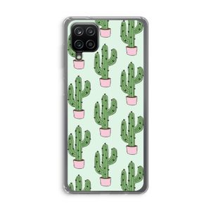 Cactus Lover: Samsung Galaxy A12 Transparant Hoesje