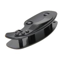 Draagbare metalen Sleutelopslag clip met aluminiumlegering Rugclip (zwart)
