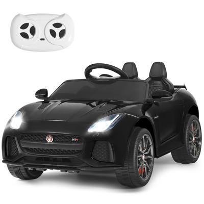 12V Jaguar F-Type SVR Kinderauto op Batterij Aangedreven Auto met Afstandsbediening Schokabsorberende Wielen (Blauw/Rood/Zwart)