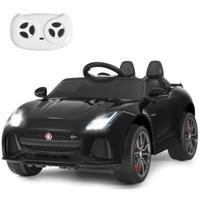 12V Jaguar F-Type SVR Kinderauto op Batterij Aangedreven Auto met Afstandsbediening Schokabsorberende Wielen (Blauw/Rood/Zwart)