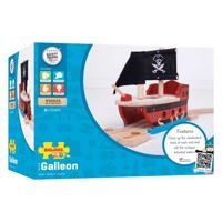 Bigjigs houten rails piratenschip